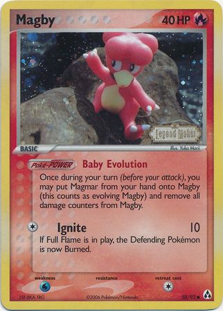 Magby (58/92) (Stamped) [EX: Legend Maker] | Eastridge Sports Cards & Games