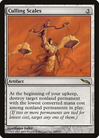 Culling Scales [Mirrodin] | Eastridge Sports Cards & Games