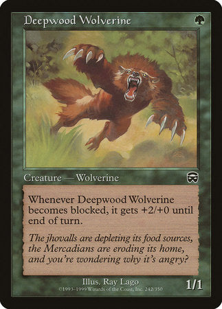 Deepwood Wolverine [Mercadian Masques] | Eastridge Sports Cards & Games