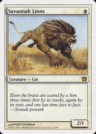 Savannah Lions [Ninth Edition] | Eastridge Sports Cards & Games