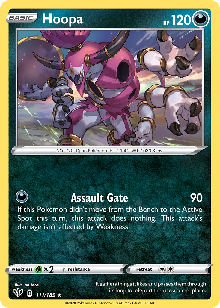 Hoopa (111/189) [Sword & Shield: Darkness Ablaze] | Eastridge Sports Cards & Games