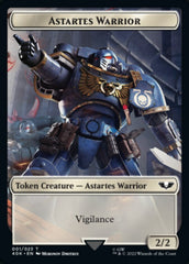 Astartes Warrior (001) // Clue Double-Sided Token [Universes Beyond: Warhammer 40,000 Tokens] | Eastridge Sports Cards & Games