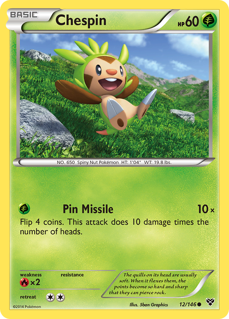 Chespin (12/146) [XY: Base Set] | Eastridge Sports Cards & Games