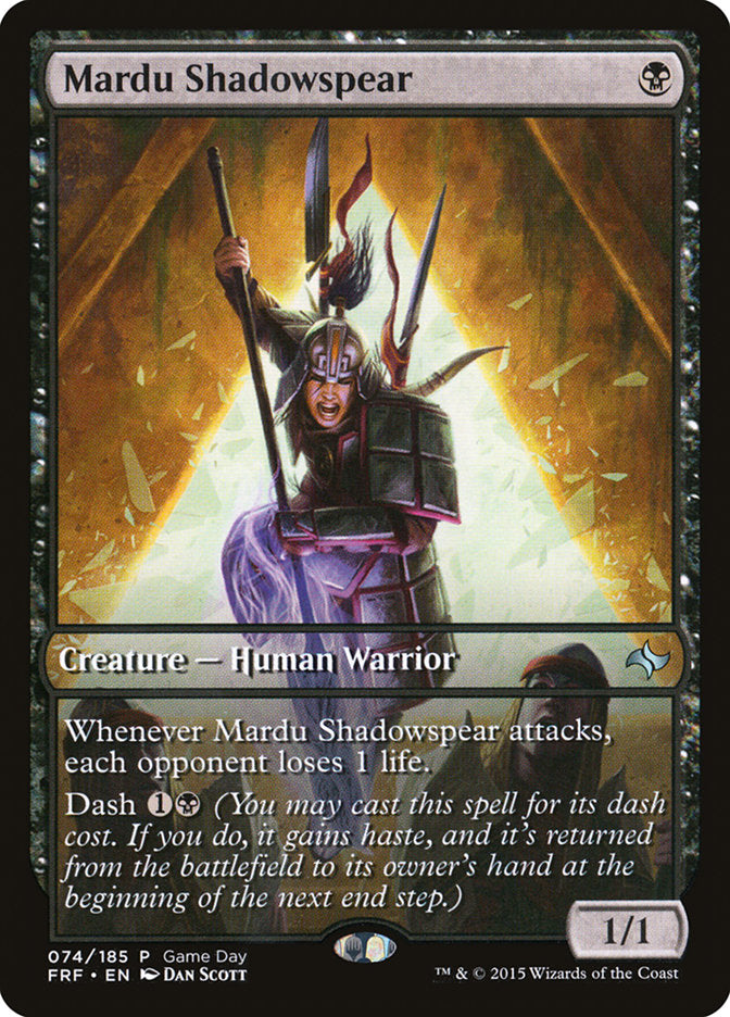 Mardu Shadowspear (Game Day) [Fate Reforged Promos] | Eastridge Sports Cards & Games
