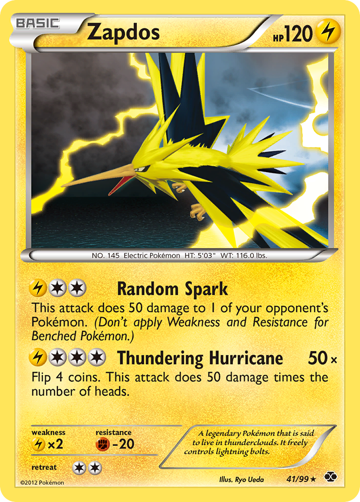 Zapdos (41/99) [Black & White: Next Destinies] | Eastridge Sports Cards & Games