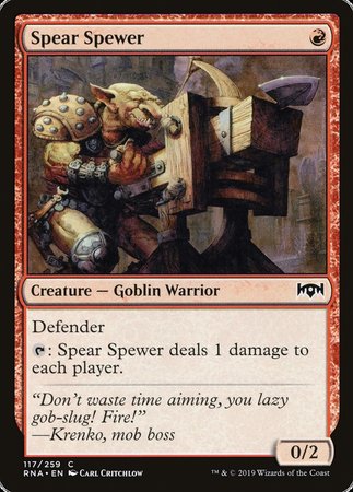 Spear Spewer [Ravnica Allegiance] | Eastridge Sports Cards & Games