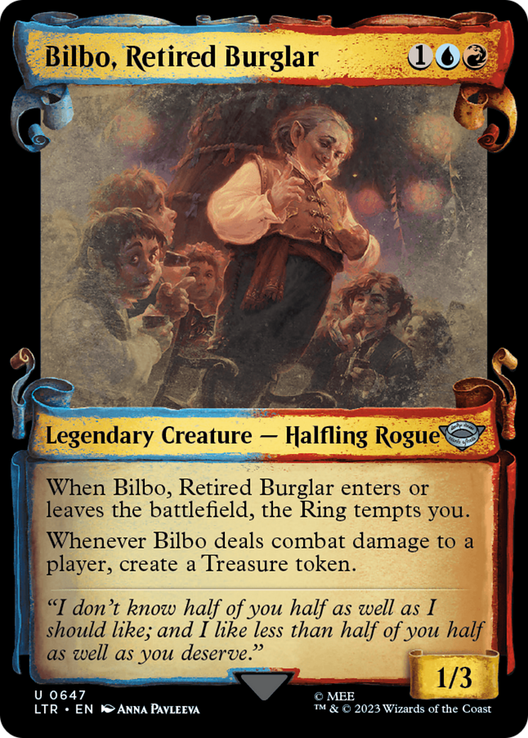 Bilbo, Retired Burglar [The Lord of the Rings: Tales of Middle-Earth Showcase Scrolls] | Eastridge Sports Cards & Games