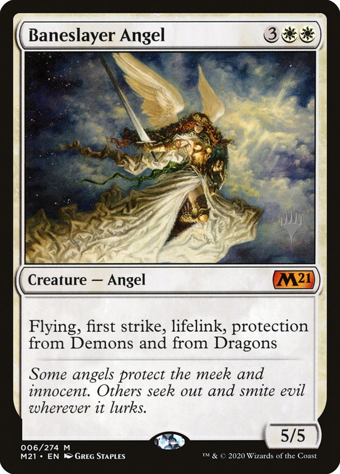 Baneslayer Angel (Promo Pack) [Core Set 2021 Promos] | Eastridge Sports Cards & Games