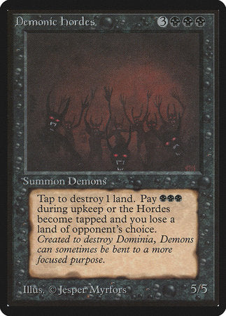 Demonic Hordes [Limited Edition Beta] | Eastridge Sports Cards & Games