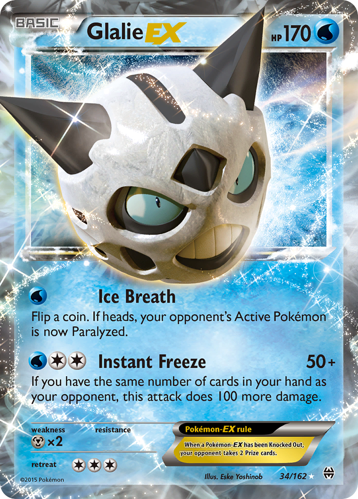 Glalie EX (34/162) [XY: BREAKthrough] | Eastridge Sports Cards & Games