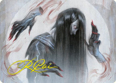 Clawing Torment Art Card (Gold-Stamped Signature) [Kamigawa: Neon Dynasty Art Series] | Eastridge Sports Cards & Games