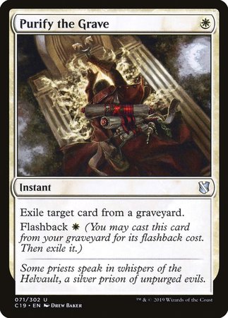 Purify the Grave [Commander 2019] | Eastridge Sports Cards & Games