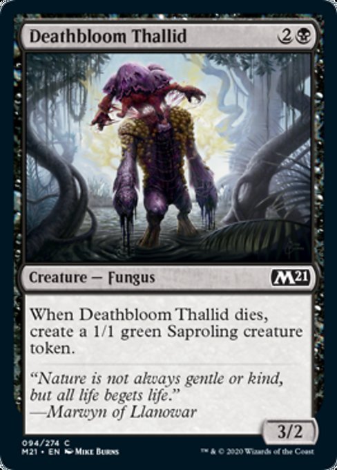 Deathbloom Thallid [Core Set 2021] | Eastridge Sports Cards & Games