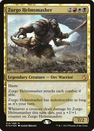 Zurgo Helmsmasher [Khans of Tarkir Promos] | Eastridge Sports Cards & Games