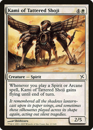 Kami of Tattered Shoji [Betrayers of Kamigawa] | Eastridge Sports Cards & Games