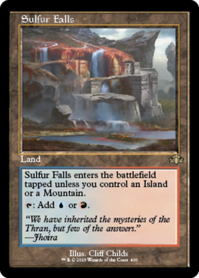 Sulfur Falls (Retro) [Dominaria Remastered] | Eastridge Sports Cards & Games