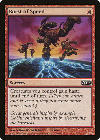 Burst of Speed [Magic 2010] | Eastridge Sports Cards & Games