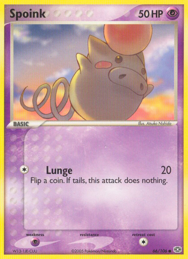 Spoink (66/106) [EX: Emerald] | Eastridge Sports Cards & Games