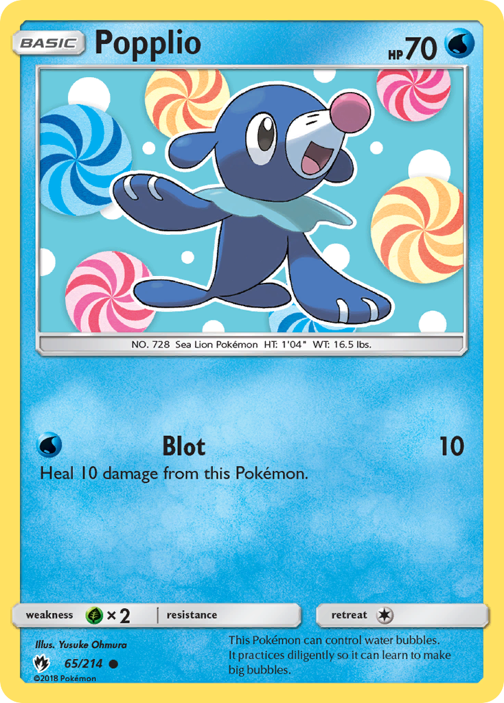 Popplio (65/214) [Sun & Moon: Lost Thunder] | Eastridge Sports Cards & Games