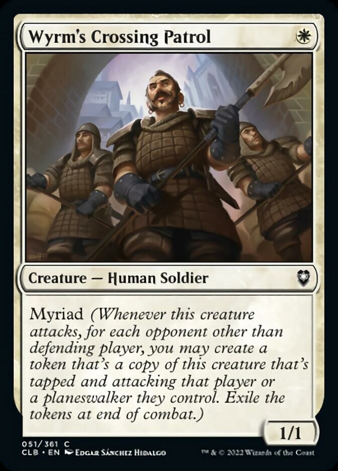 Wyrm's Crossing Patrol [Commander Legends: Battle for Baldur's Gate] | Eastridge Sports Cards & Games