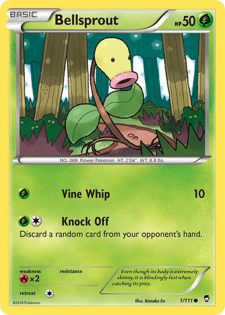 Bellsprout (1/111) [XY: Furious Fists] | Eastridge Sports Cards & Games