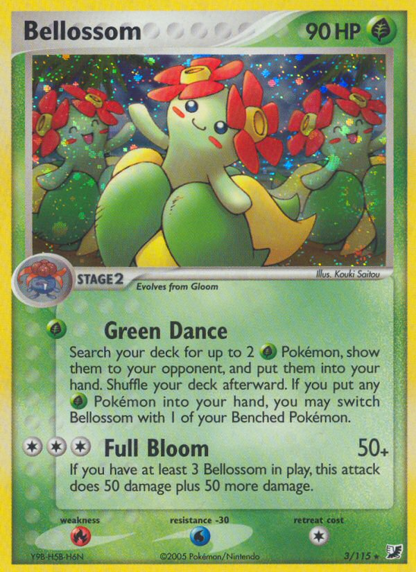 Bellossom (3/115) [EX: Unseen Forces] | Eastridge Sports Cards & Games