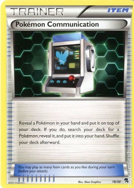 Pokemon Communication (18/30) [Black & White: Trainer Kit - Zoroark] | Eastridge Sports Cards & Games