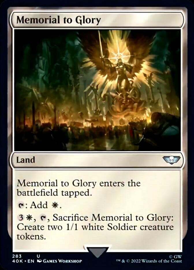 Memorial to Glory [Universes Beyond: Warhammer 40,000] | Eastridge Sports Cards & Games