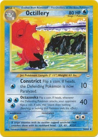 Octillery (34/64) [Neo Revelation Unlimited] | Eastridge Sports Cards & Games