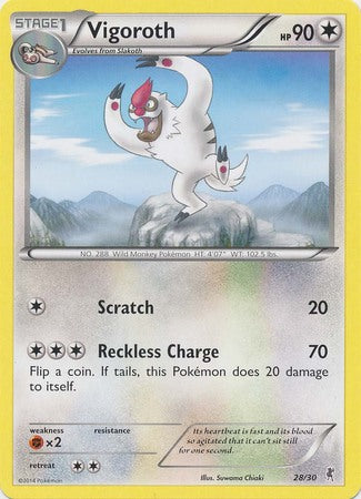 Vigoroth (28/30) [XY: Trainer Kit 1 - Bisharp] | Eastridge Sports Cards & Games