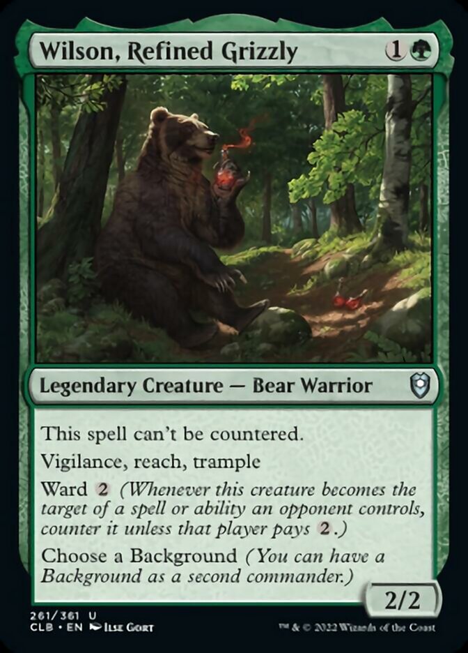 Wilson, Refined Grizzly [Commander Legends: Battle for Baldur's Gate] | Eastridge Sports Cards & Games