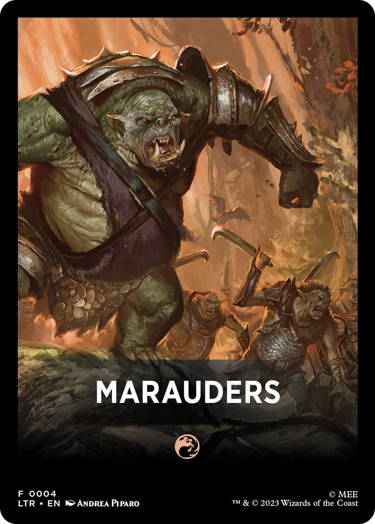 Marauders Theme Card [The Lord of the Rings: Tales of Middle-Earth Tokens] | Eastridge Sports Cards & Games