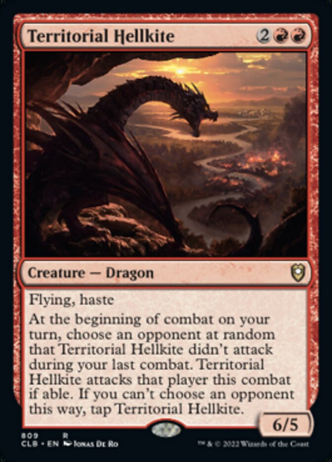 Territorial Hellkite [Commander Legends: Battle for Baldur's Gate] | Eastridge Sports Cards & Games