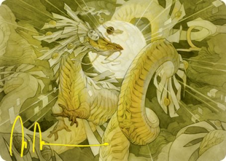 Brilliant Restoration Art Card (Gold-Stamped Signature) [Kamigawa: Neon Dynasty Art Series] | Eastridge Sports Cards & Games