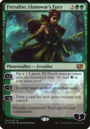 Freyalise, Llanowar's Fury (Commander 2014) [Commander 2014 Oversized] | Eastridge Sports Cards & Games