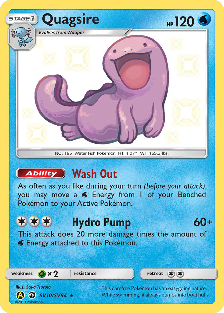 Quagsire (SV10/SV94) [Sun & Moon: Hidden Fates - Shiny Vault] | Eastridge Sports Cards & Games