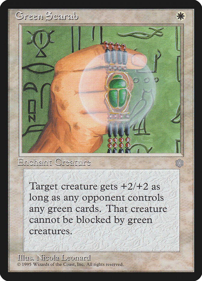 Green Scarab [Ice Age] | Eastridge Sports Cards & Games