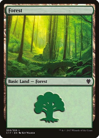 Forest (309) [Commander 2017] | Eastridge Sports Cards & Games
