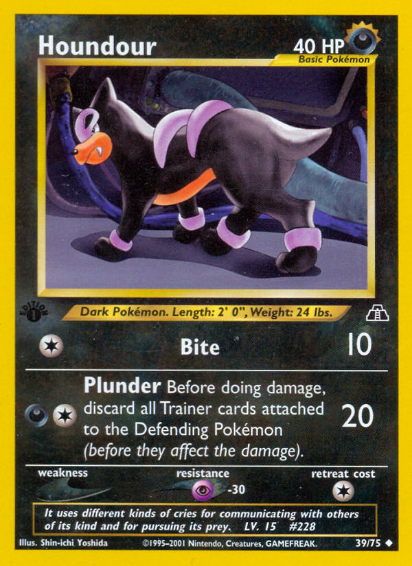Houndour (39/75) [Neo Discovery 1st Edition] | Eastridge Sports Cards & Games