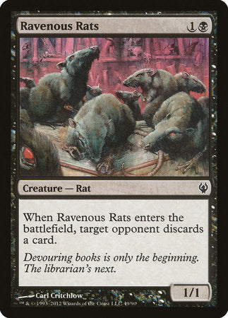 Ravenous Rats [Duel Decks: Izzet vs. Golgari] | Eastridge Sports Cards & Games