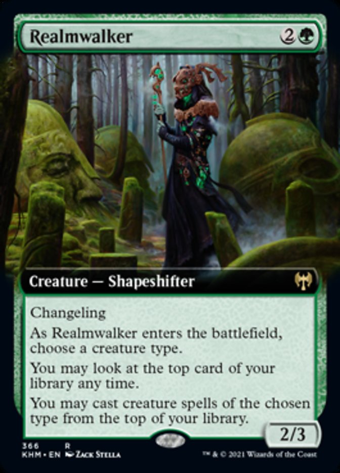 Realmwalker (Extended Art) [Kaldheim] | Eastridge Sports Cards & Games