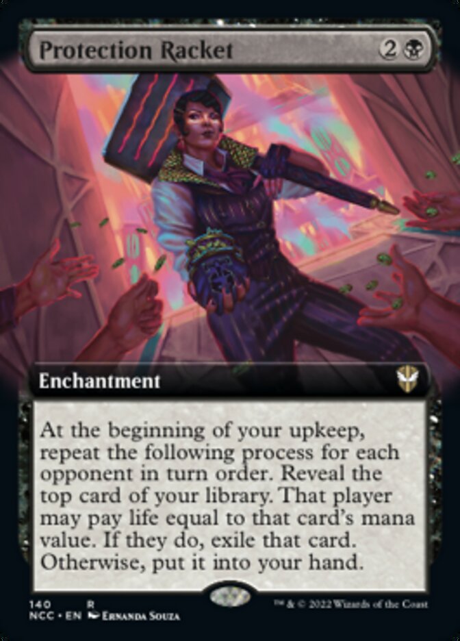 Protection Racket (Extended Art) [Streets of New Capenna Commander] | Eastridge Sports Cards & Games