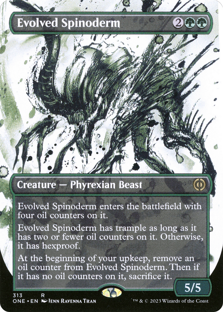 Evolved Spinoderm (Borderless Ichor) [Phyrexia: All Will Be One] | Eastridge Sports Cards & Games