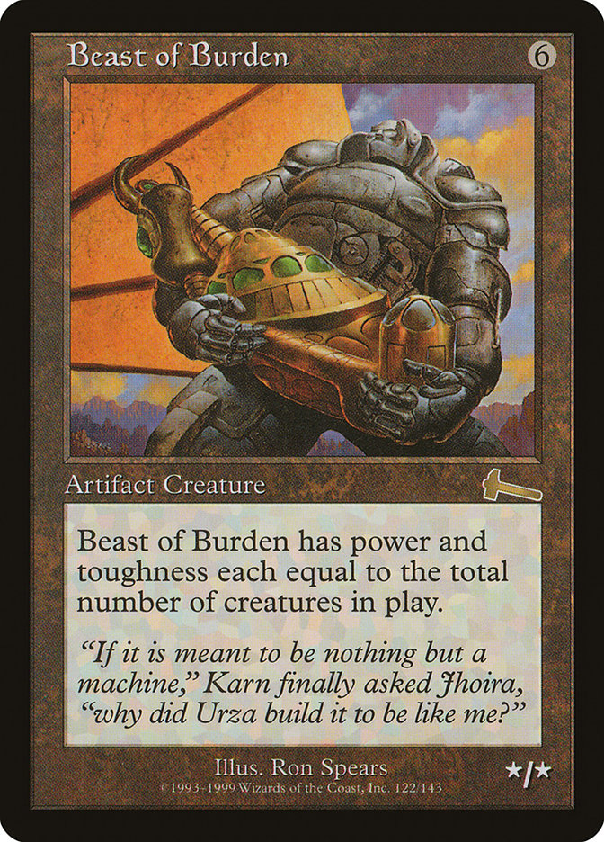 Beast of Burden [Urza's Legacy] | Eastridge Sports Cards & Games
