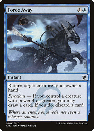 Force Away [Khans of Tarkir] | Eastridge Sports Cards & Games