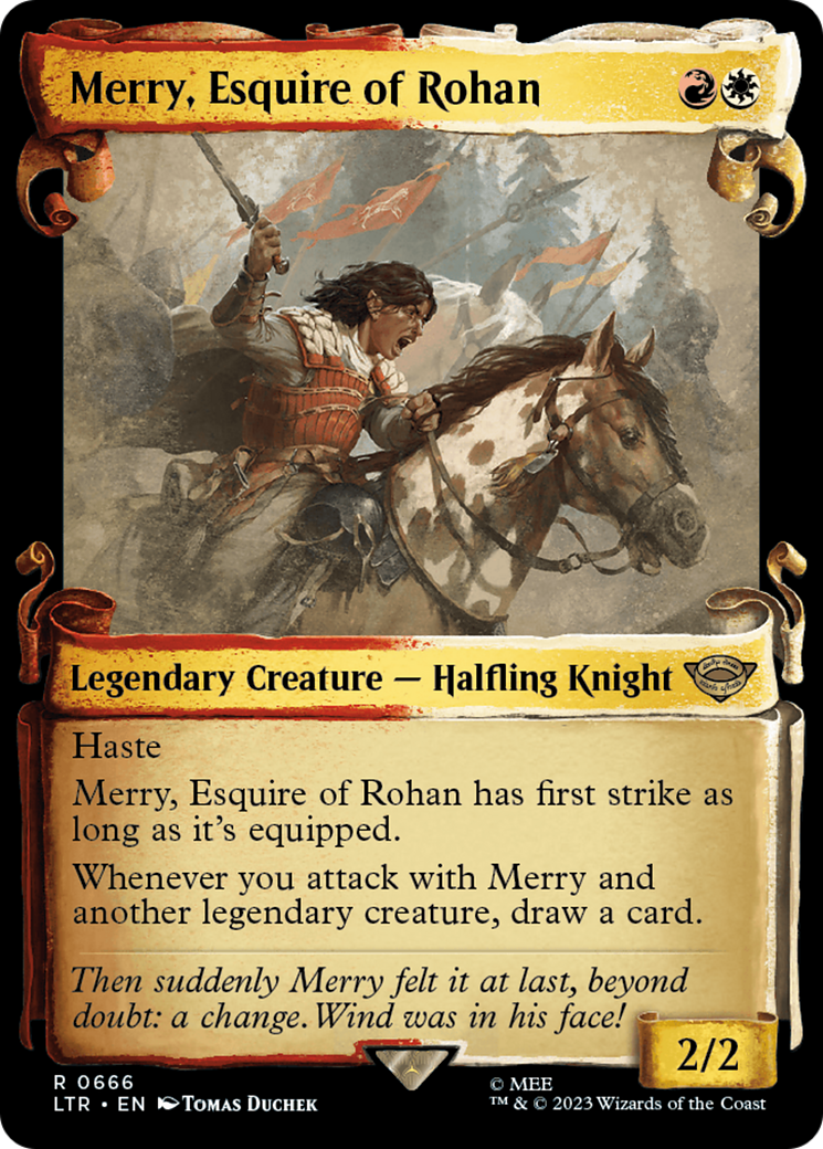 Merry, Esquire of Rohan [The Lord of the Rings: Tales of Middle-Earth Showcase Scrolls] | Eastridge Sports Cards & Games