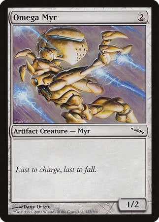 Omega Myr [Mirrodin] | Eastridge Sports Cards & Games
