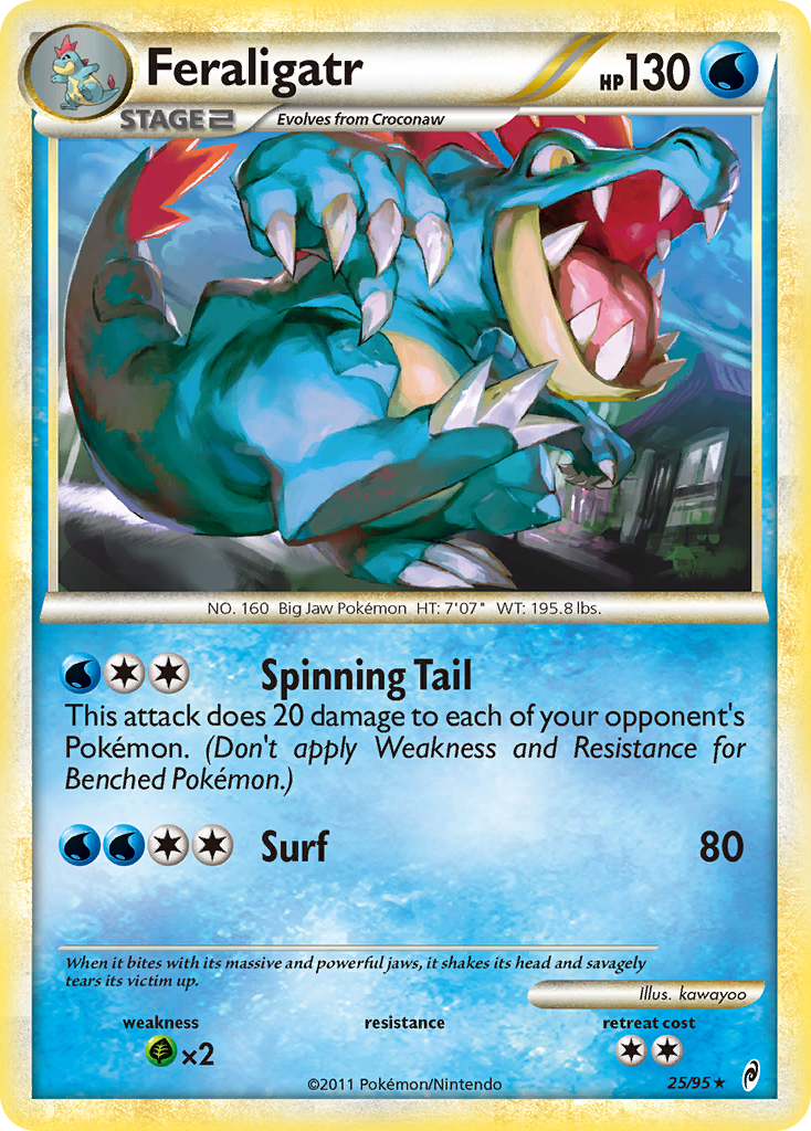 Feraligatr (25/95) [HeartGold & SoulSilver: Call of Legends] | Eastridge Sports Cards & Games