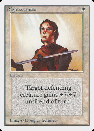 Righteousness [Unlimited Edition] | Eastridge Sports Cards & Games