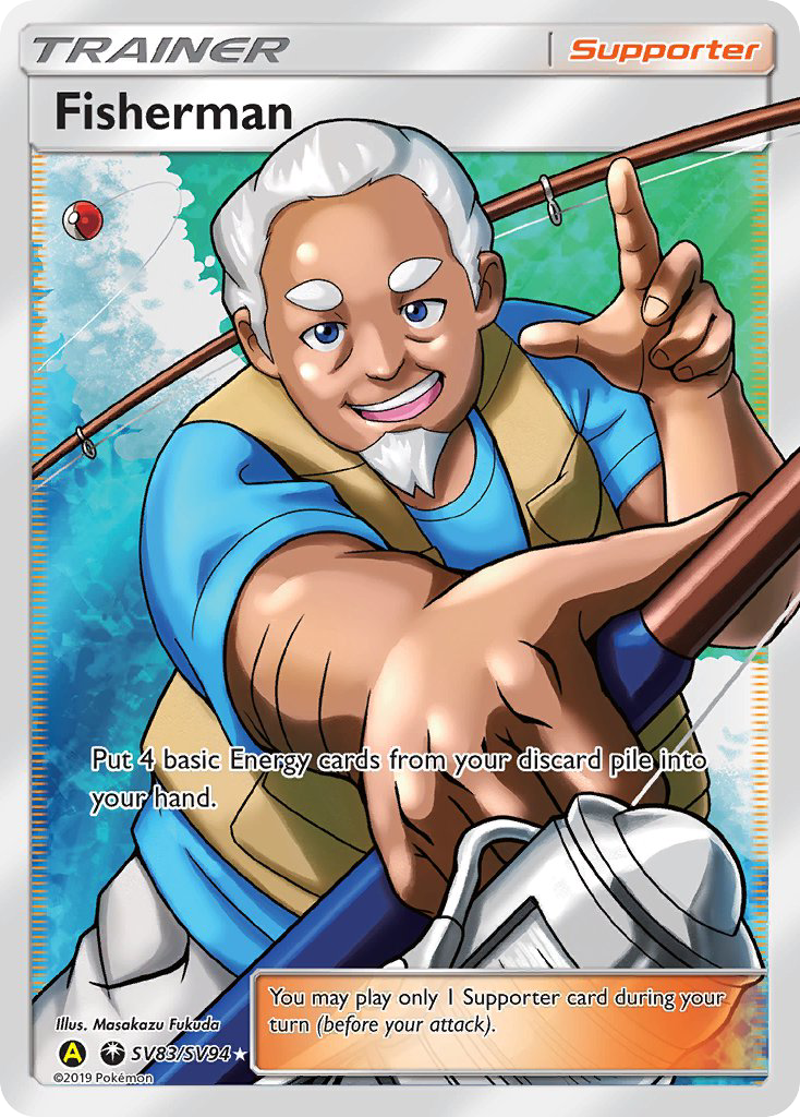 Fisherman (SV83/SV94) [Sun & Moon: Hidden Fates - Shiny Vault] | Eastridge Sports Cards & Games